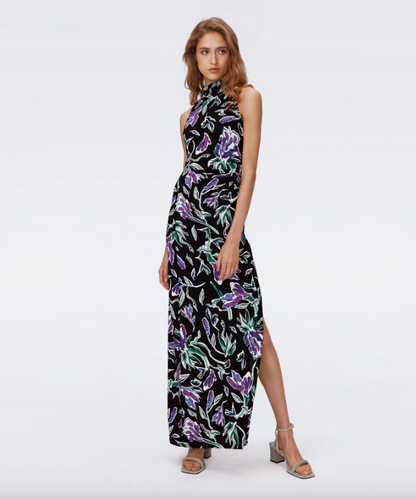 Libby Dress Huge Tulip Fields Violet - Diane Von Furstenberg