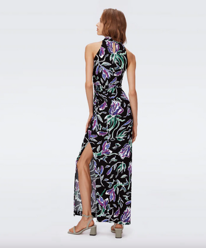 Libby Dress Huge Tulip Fields Violet - Diane Von Furstenberg