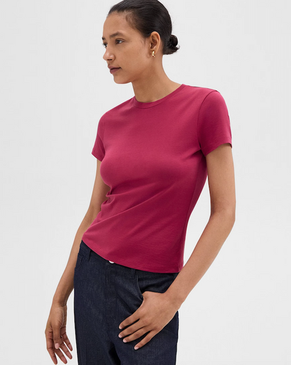 Tiny Tee Deep Rose - Theory Women