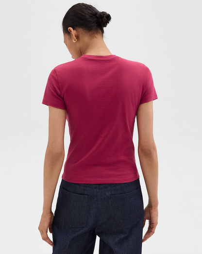 Tiny Tee Deep Rose - Theory Women