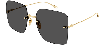 Womans Metal Sunglasses Gold - Gucci