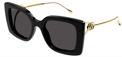 Womens Injection Sunglasses Black - Gucci