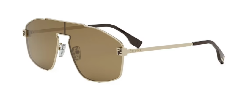 Fendi Sky Sunglasses Gold/ Brown - Fendi