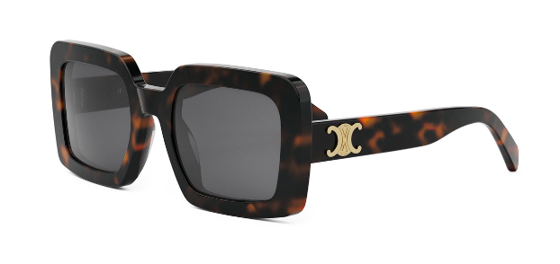 Acetate Sunglasses Dark Havana - Celine