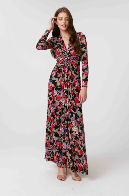 Kassia Dress Odette Floral - Diane Von Furstenberg