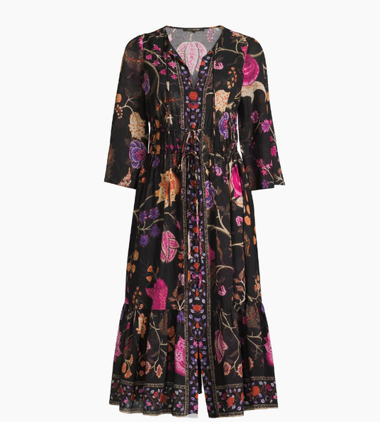 Reese Dress Black Multi - Kobi Halperin