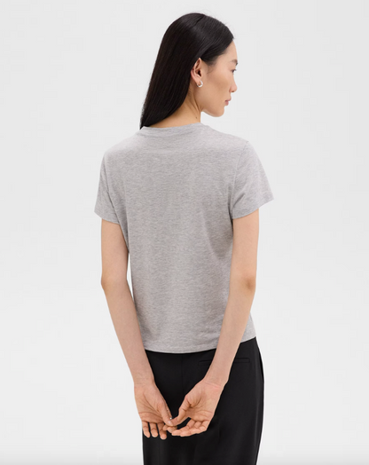 Tiny Tee Melange Grey - Theory Women