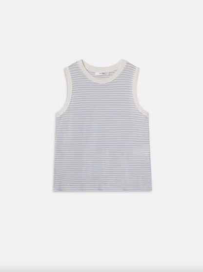 Muscle Crew Tee Light Chambray Multi - Frame