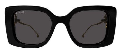 Womens Injection Sunglasses Black - Gucci