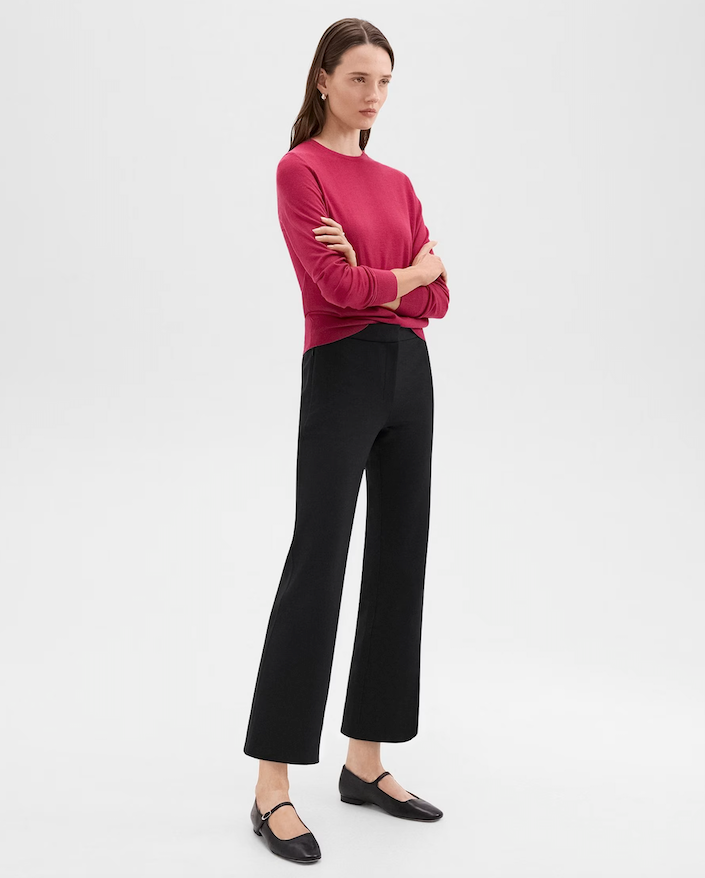 Kick Pant Scuba Black - Theory Women