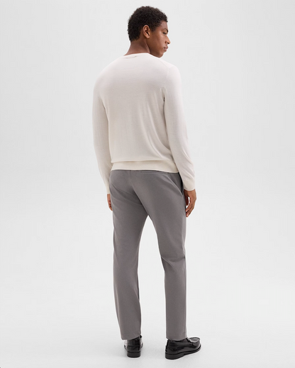 Zaine Pant Precision Ponte Soft Grey - Theory Men