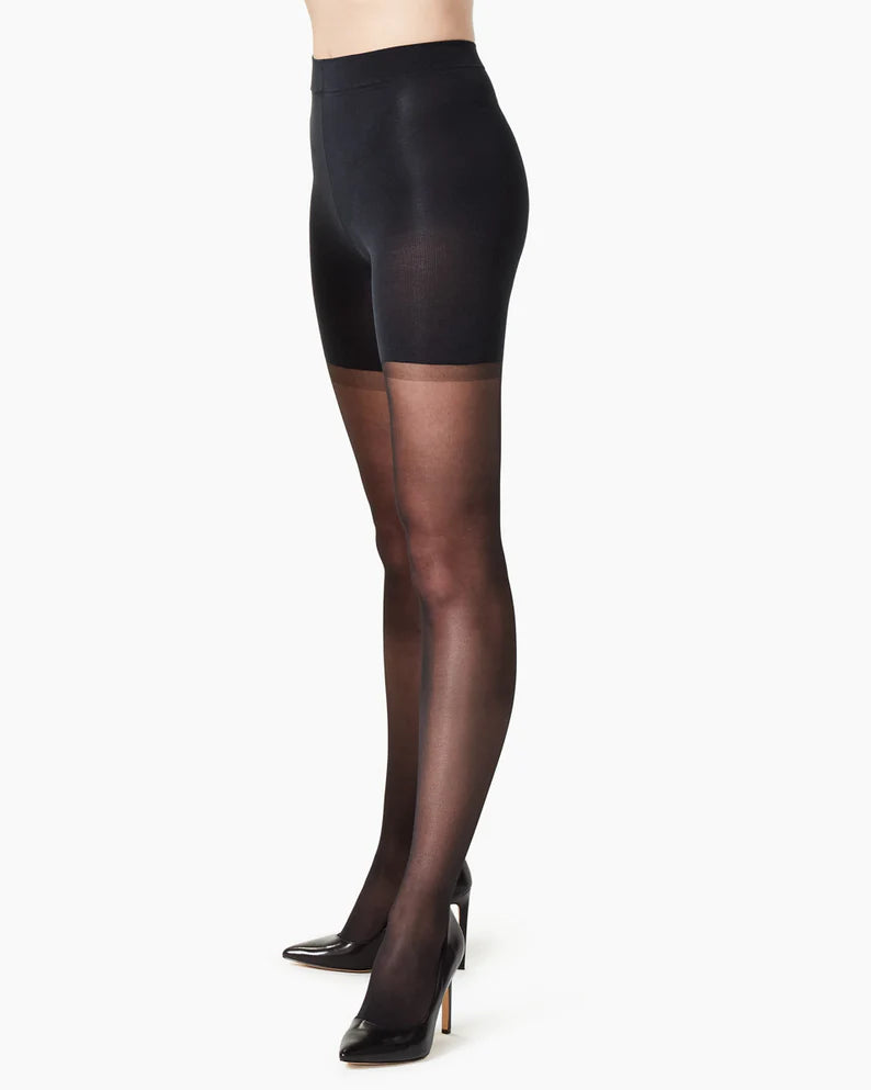 Shaping Mid-Thigh Sheers Black - SPANX