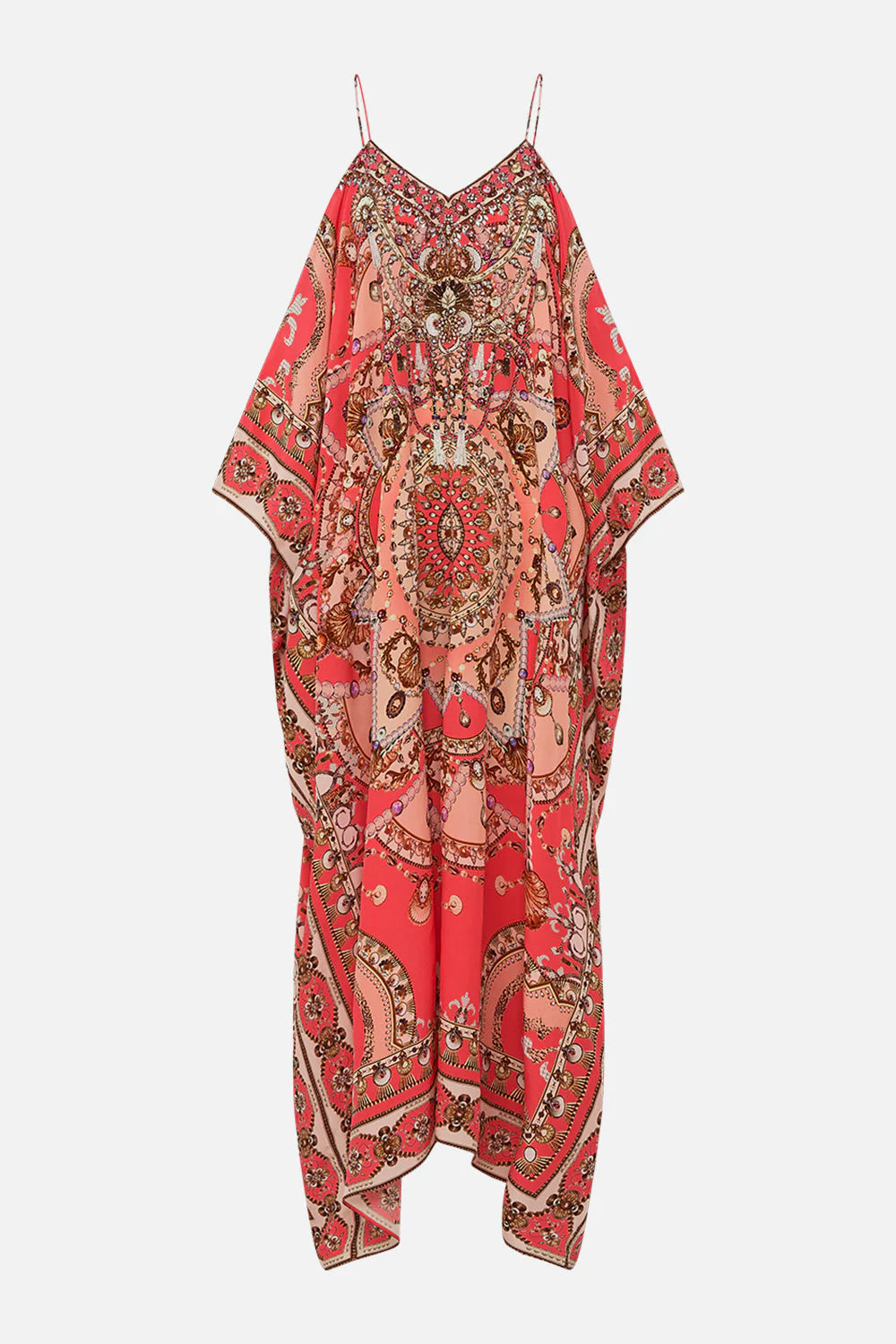 Shoestring Strap Kaftan Shell Games - Camilla