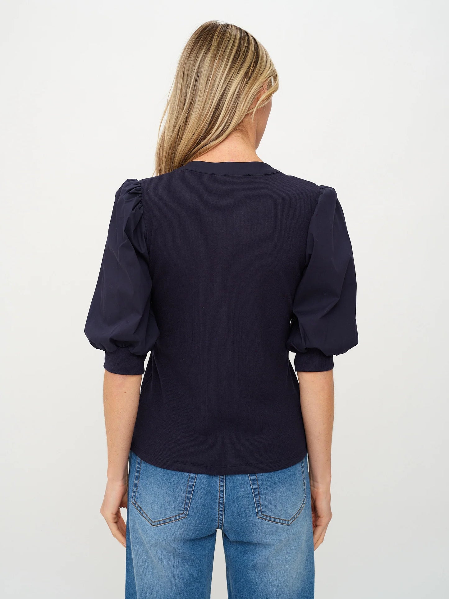 Audrey Top Navy - Six Fifty Clothing