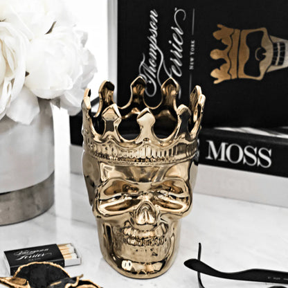 Bonaparte Skull Candle Gold - Thompson Ferrier