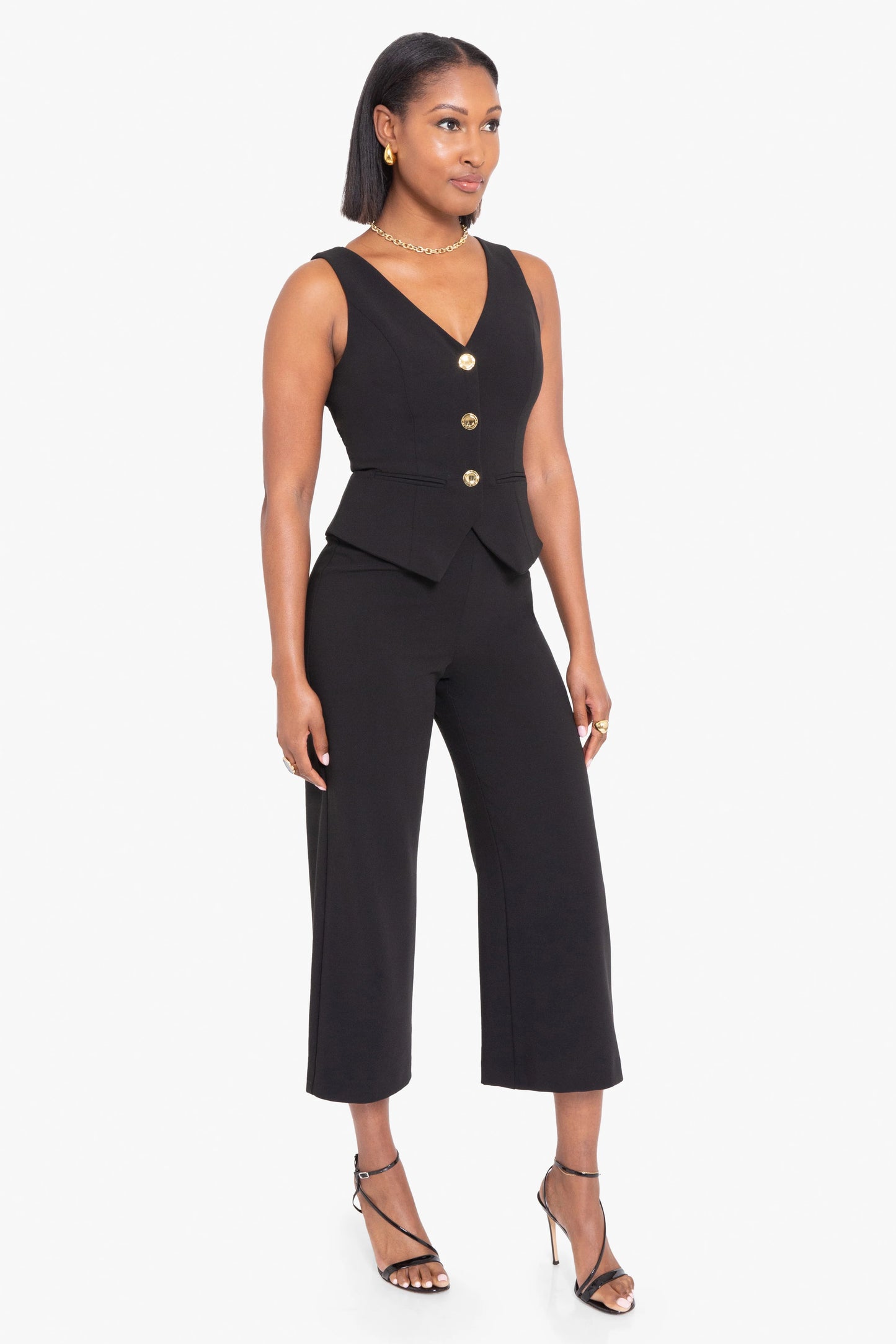 Sloane Jumpsuit Black - Black Halo