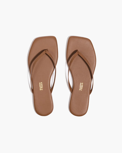 Square Toe Lily Sandal Ganache - TKEES