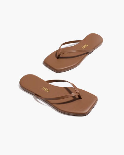 Square Toe Lily Sandal Ganache - TKEES