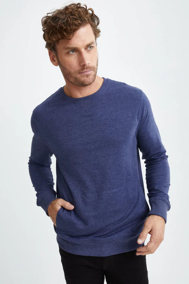 Cozy Sweater Denim Blue - Stone Rose