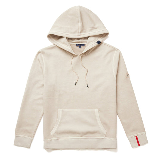 Solid Garment Washed Hoodie Taupe - Stone Rose