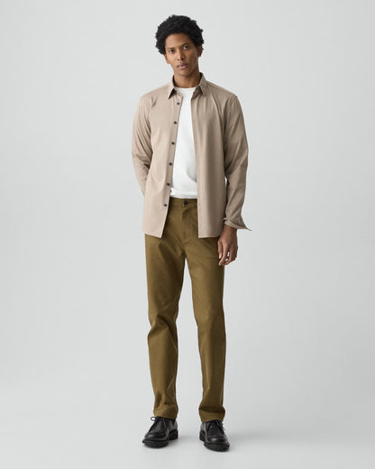 Sylvain Structure Knit Shirt Feather - Theory Men