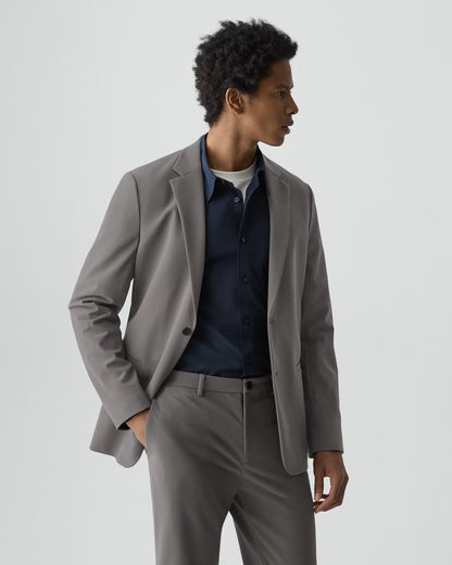 Clinton Blazer Precision Ponte Carbon - Theory Men