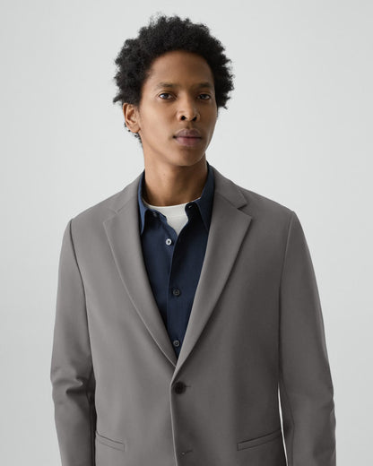 Clinton Blazer Precision Ponte Carbon - Theory Men
