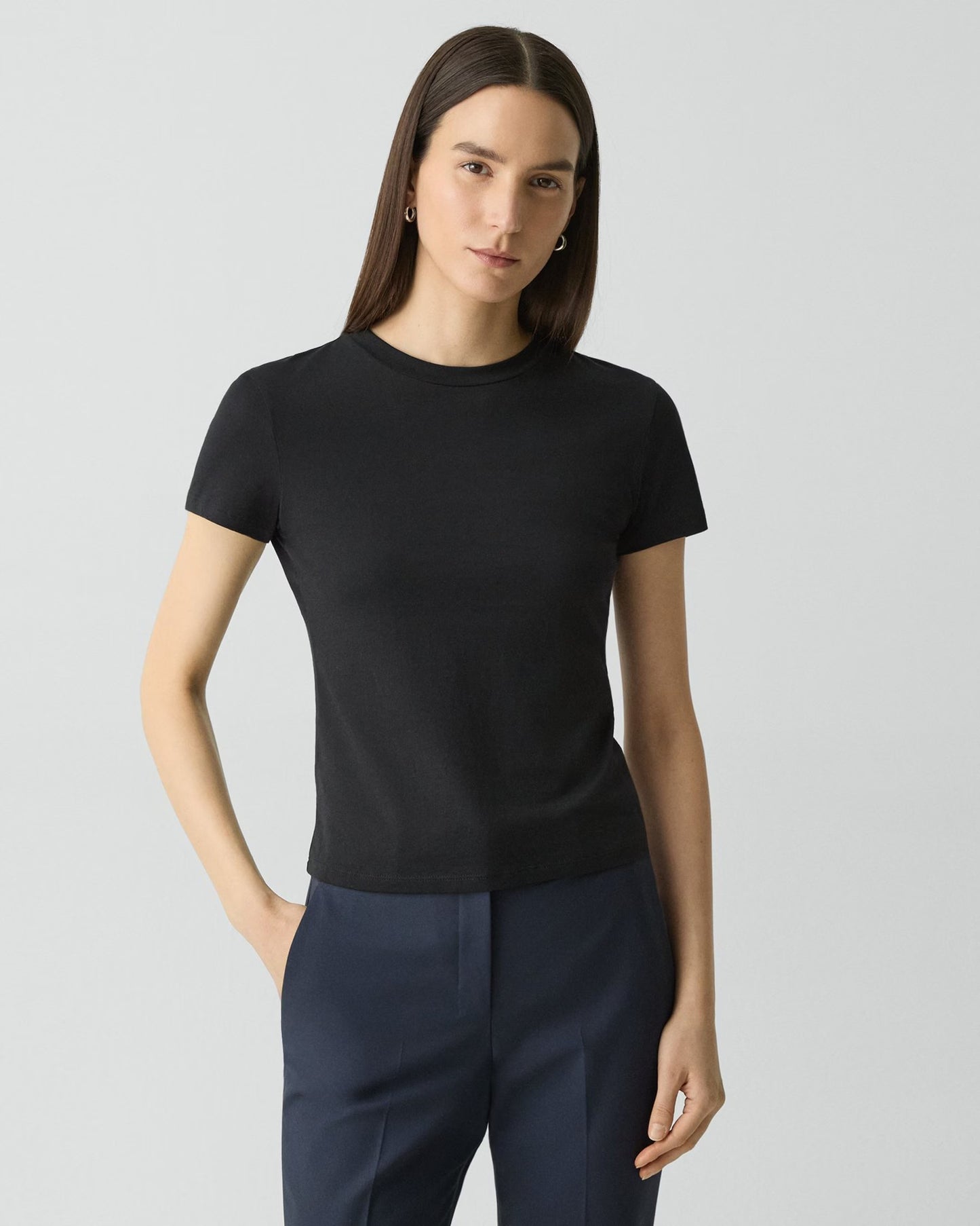 Tiny Tee Black - Theory Women