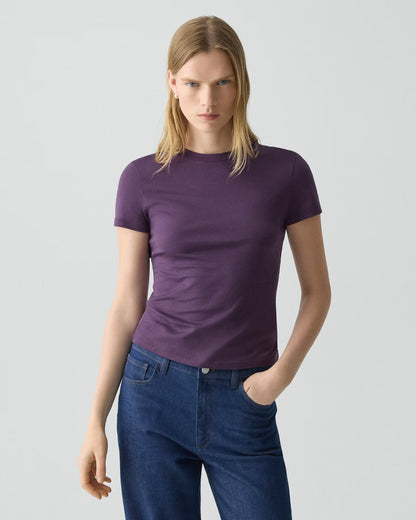 Tiny Tee Black Iris - Theory Women