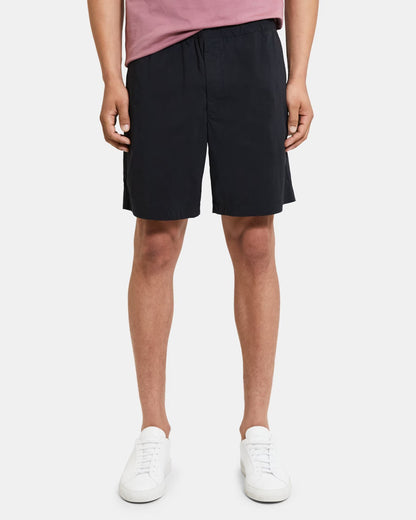 Drawstring Short Recycled Nylon Black - Theory Men