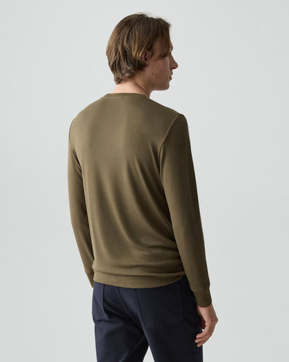 Essential Long-Sleeve Tee Duffle - Theory Men