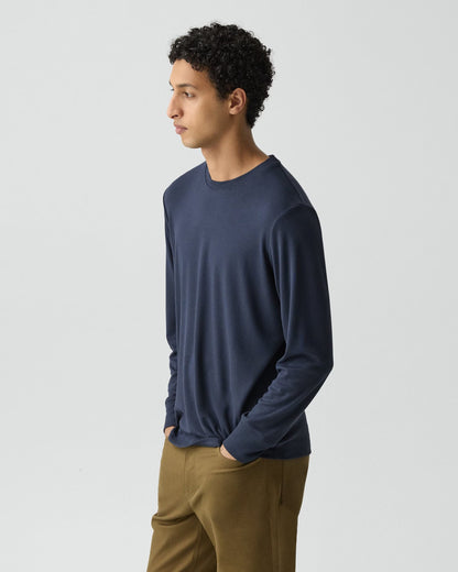 Essential Long-Sleeve Tee Baltic - Theory Men