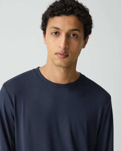 Essential Long-Sleeve Tee Baltic - Theory Men