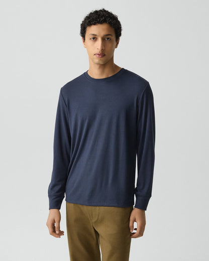 Essential Long-Sleeve Tee Baltic - Theory Men