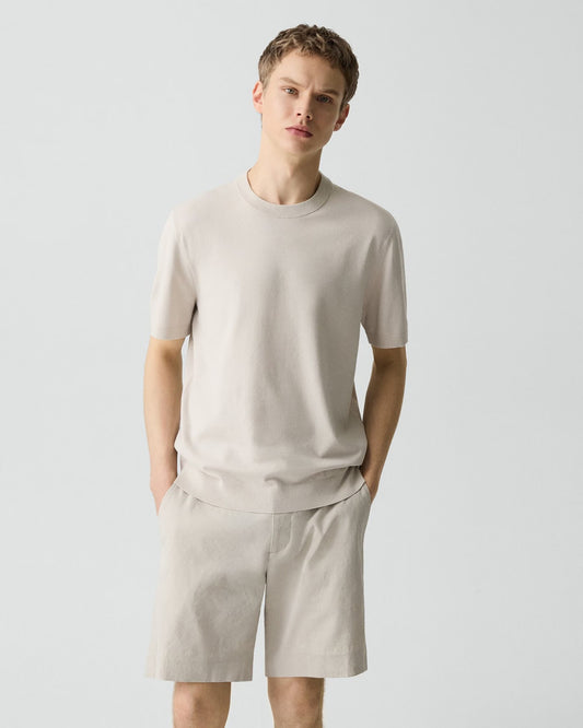 Soris Tee Light Bilen Silver Cloud - Theory Men