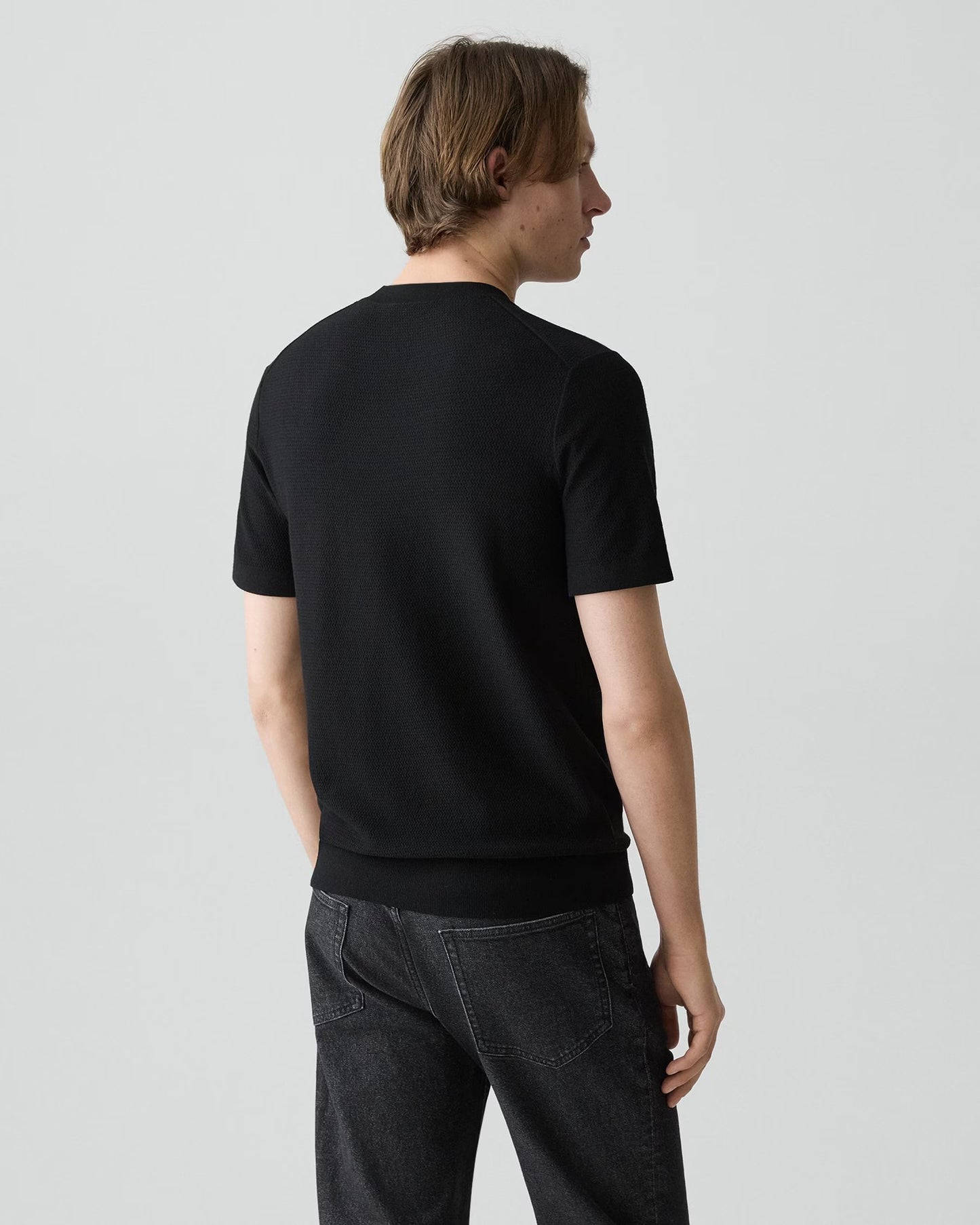Soris Tee Light Bilen Black - Theory Men