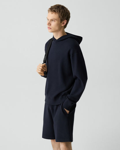 Relaxed Hoodie Light Bilen Dark Eclipse - Theory Men