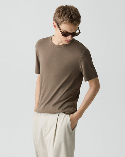 Essential Tee Anemone Modal Jersey Morel - Theory Men