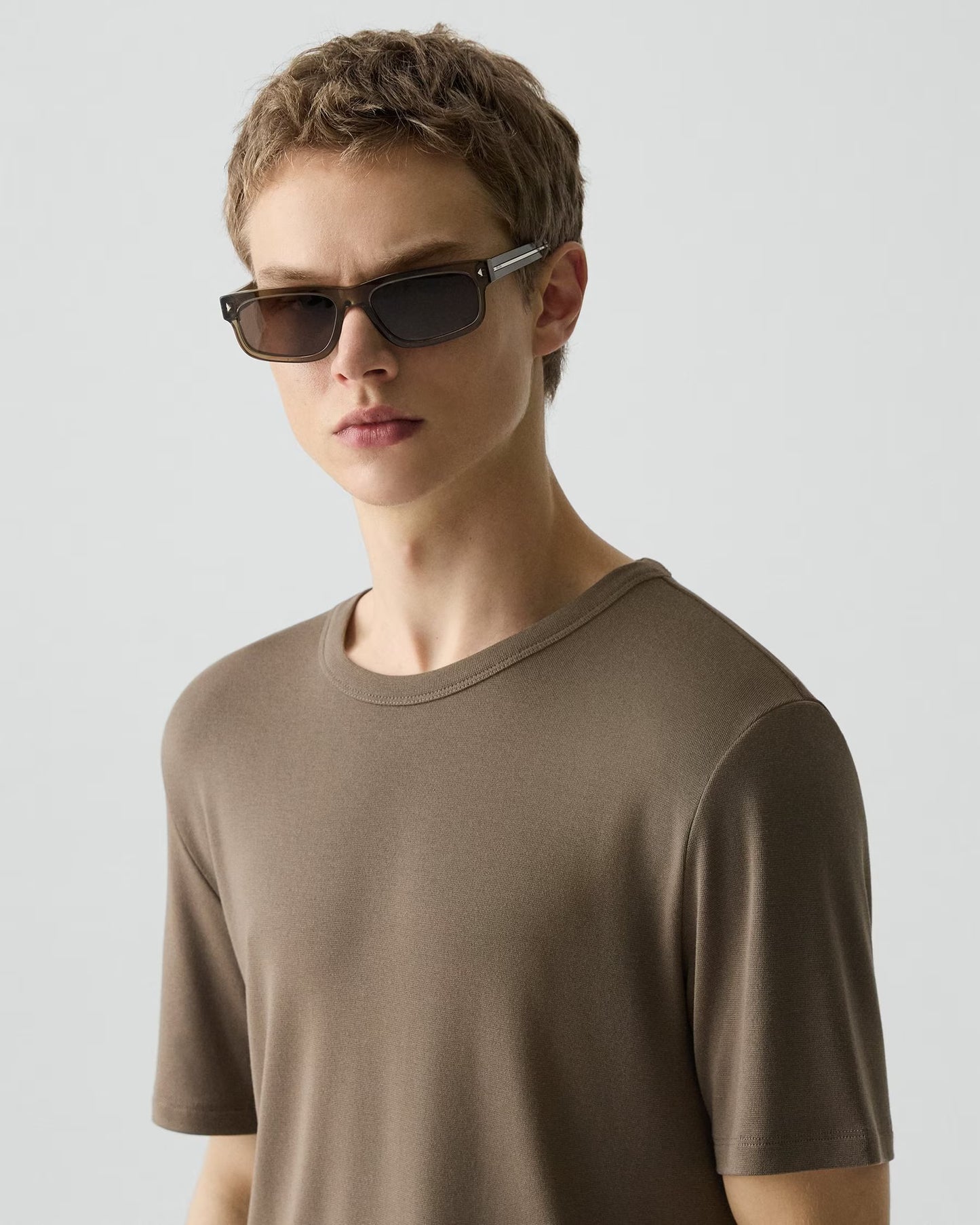 Essential Tee Anemone Modal Jersey Morel - Theory Men
