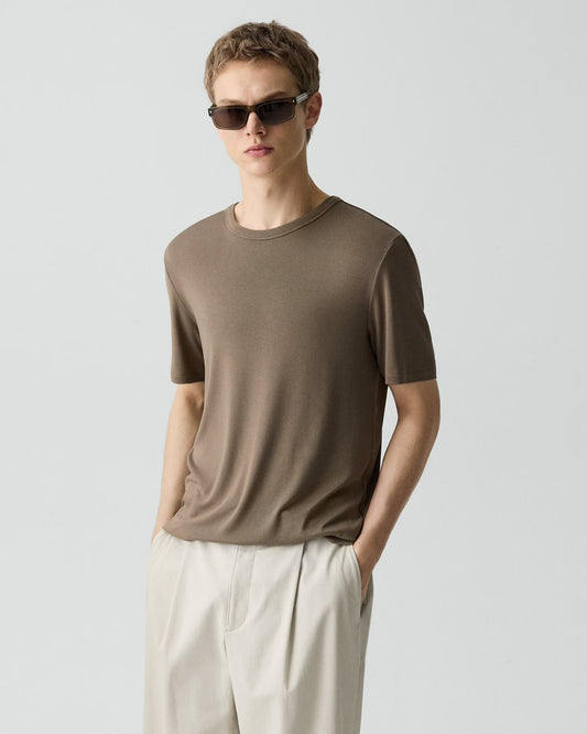 Essential Tee Anemone Modal Jersey Morel - Theory Men