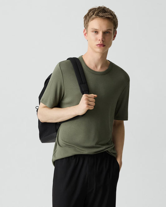 Essential Tee Anemone Modal Jersey Light Ivy - Theory Men