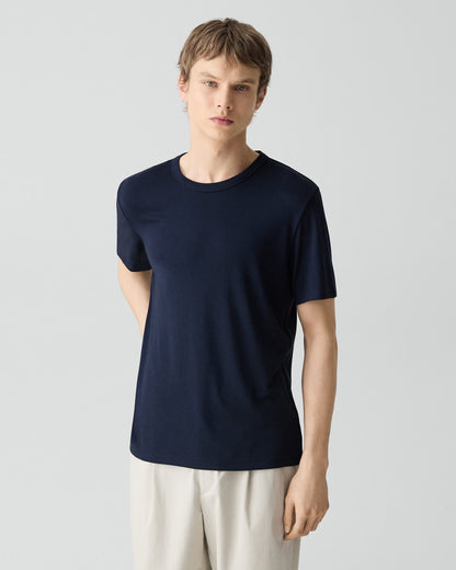Essential Tee Anemone Modal Jersey Baltic - Theory Men