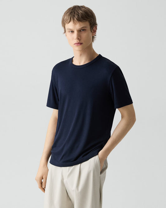 Essential Tee Anemone Modal Jersey Baltic - Theory Men