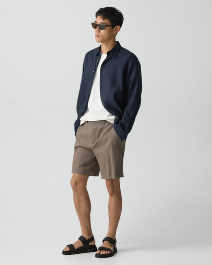 Standard Short Good Linen Morel - Theory Men