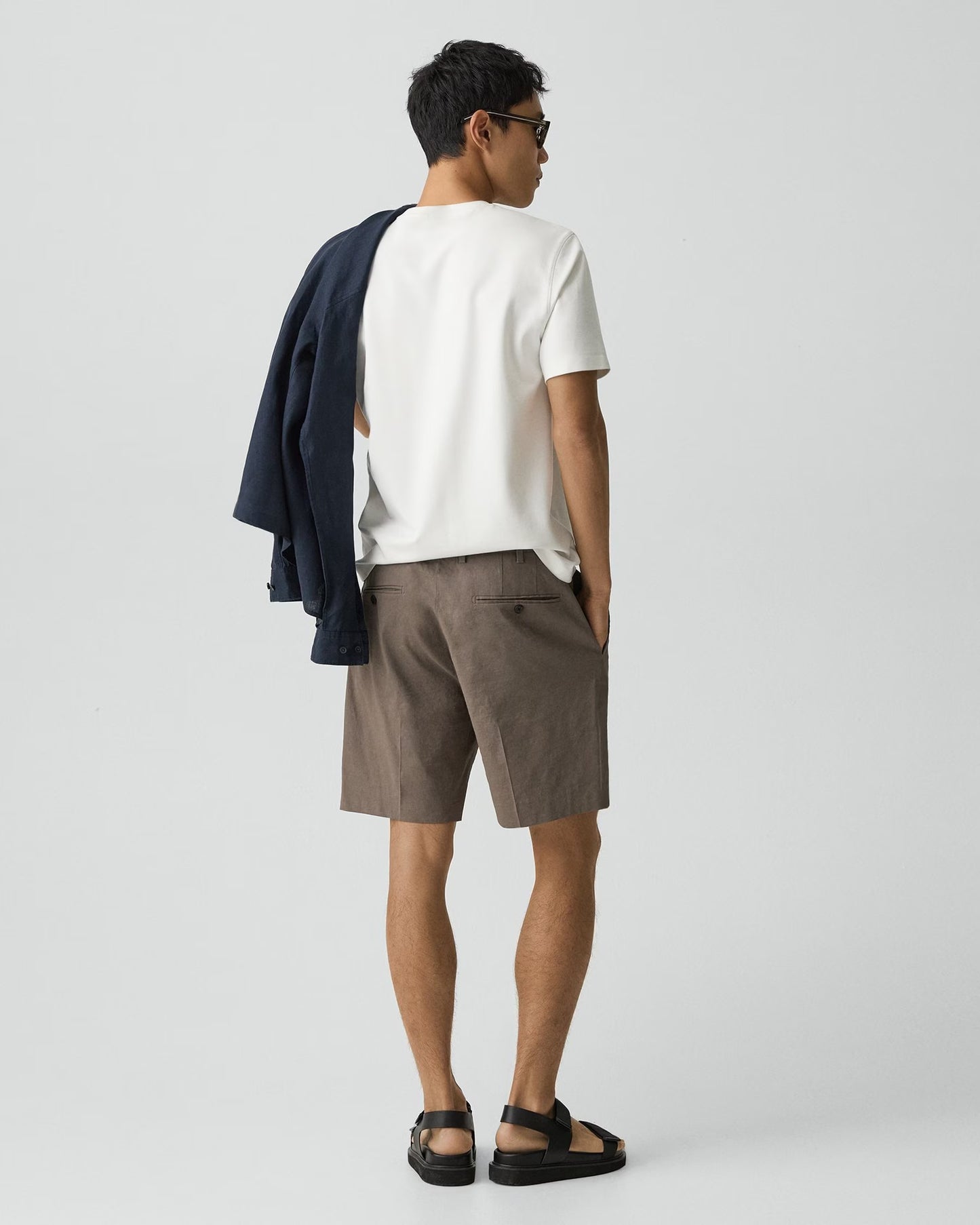 Standard Short Good Linen Morel - Theory Men
