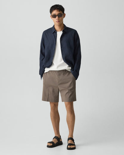 Standard Short Good Linen Morel - Theory Men