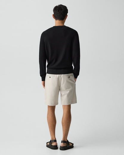 Standard Chino Short Moonsoft Cotton Silver Cloud - Theory Men