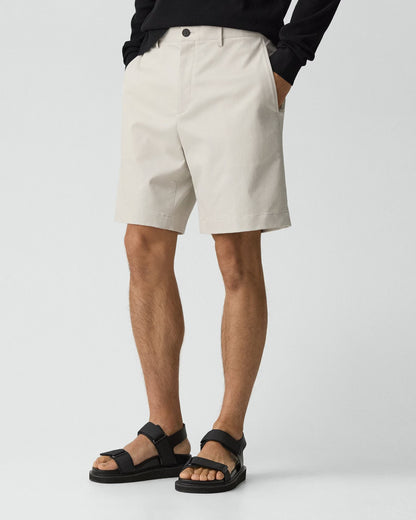 Standard Chino Short Moonsoft Cotton Silver Cloud - Theory Men
