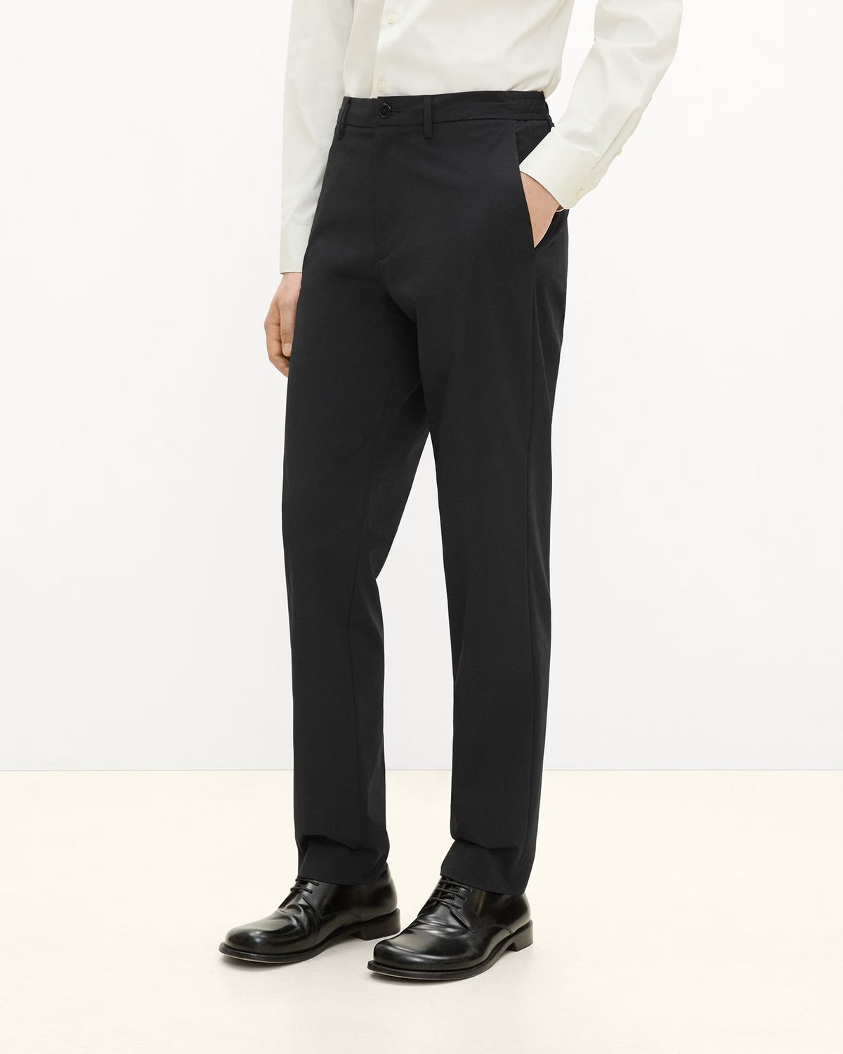 Standard Drawstring Pant Motion Nylon Black - Theory Men