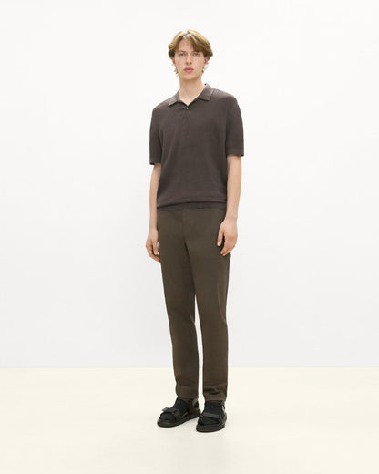 Soris Polo Shirt Light Bilen Classic Brown - Theory Men